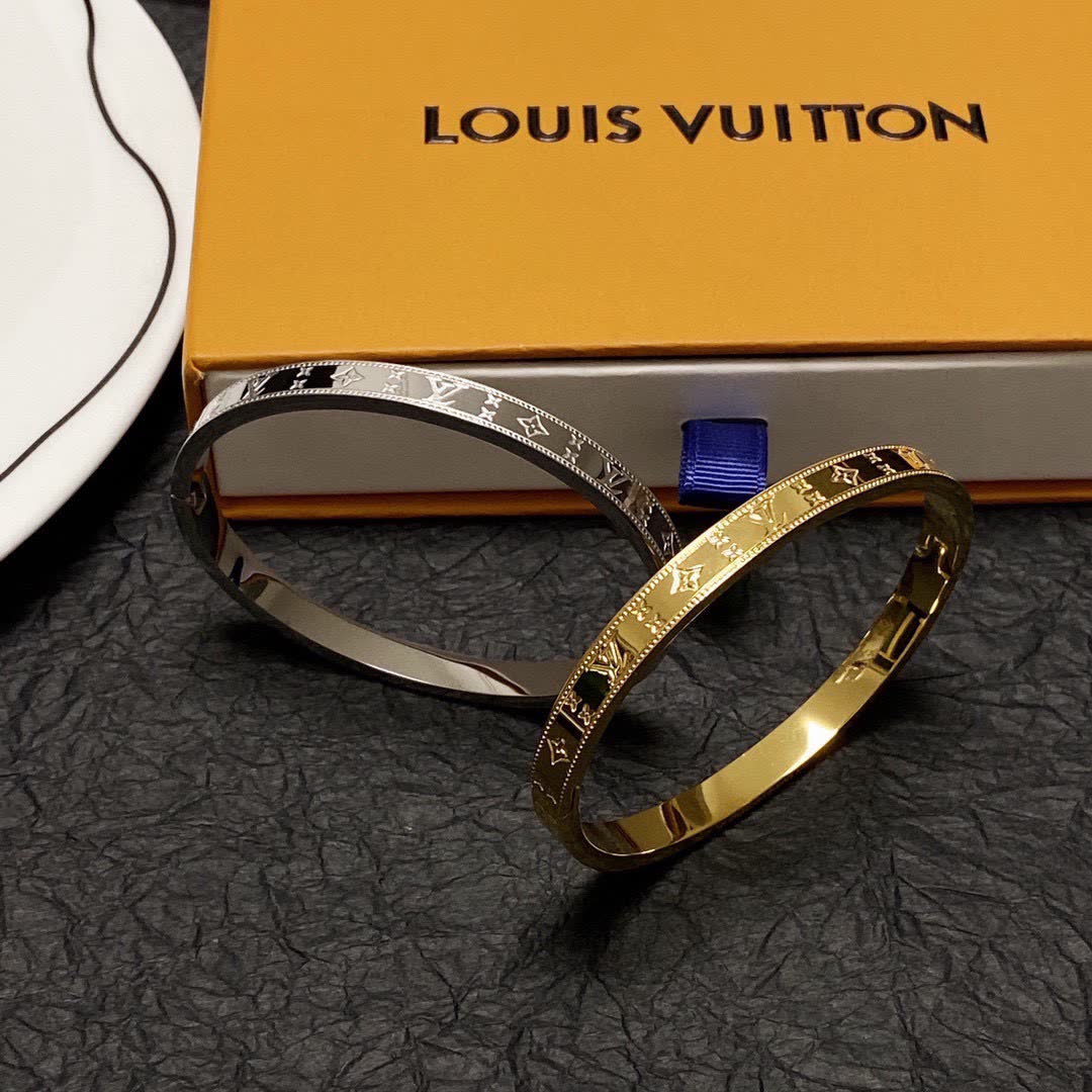 Louis Vuitton Monogram Star Bangle Bracelet